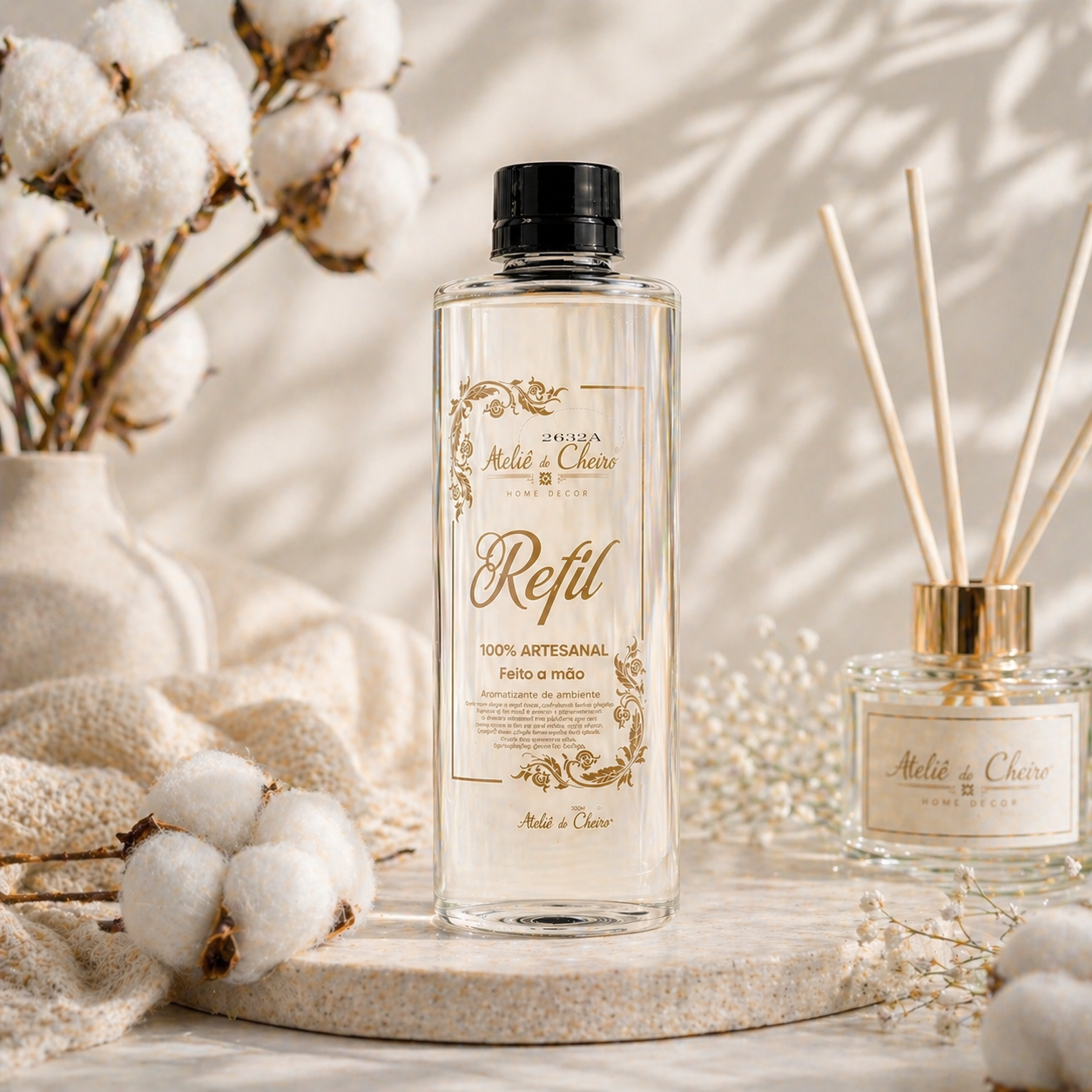 REFIL DIFUSOR FLOR DE ALGODÃO 500 ML